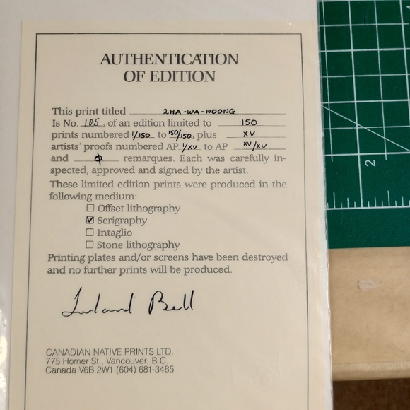 3 limited edition serigraphs, signed, numbered, & unframed. - Picture 6 of 6